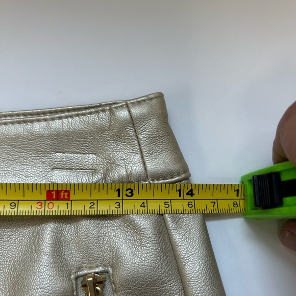 Marc New York /Gold Mini A-Line Skirt/Size 2 - Picture 8 of 12